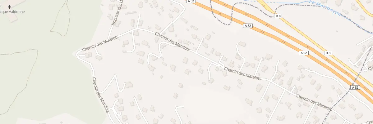 Plan du 6120 Font de Branque à Peypin
