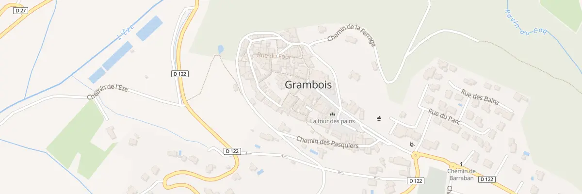 Plan du 5070 Le Village à Grambois