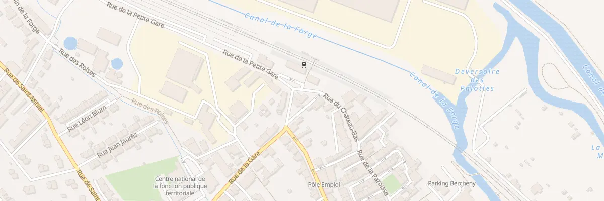 Plan du 7 Pl de la Gare à Commercy