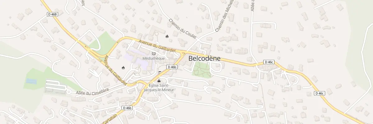Plan du 5158F Av du Garlaban à Belcodène