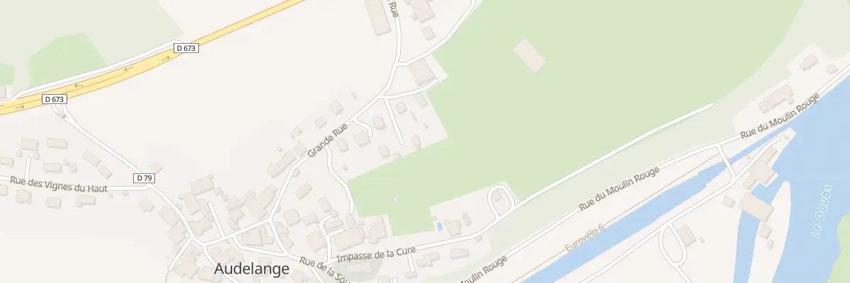 Plan du 20B Grande Rue à Audelange