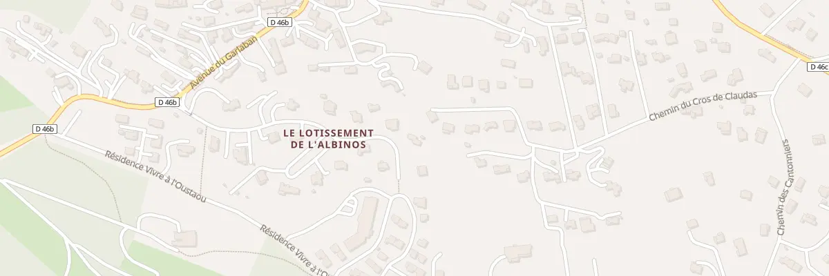Plan du 5236 L’Albinos à Belcodène