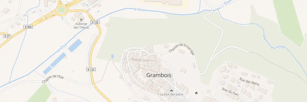 Plan du 5004 Le Village à Grambois