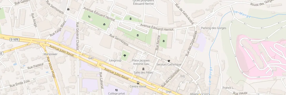 Plan du 22 Rue Sermorens à Voiron