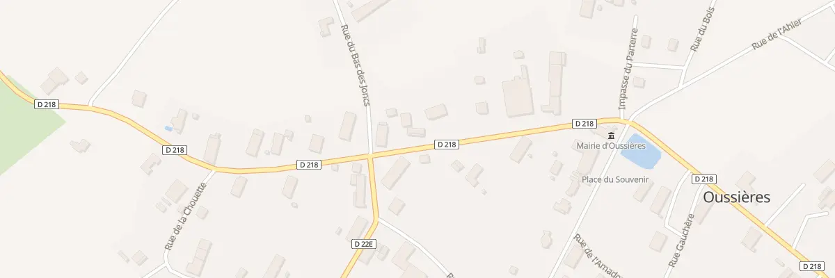 Plan du 14 Grande Rue à Oussières