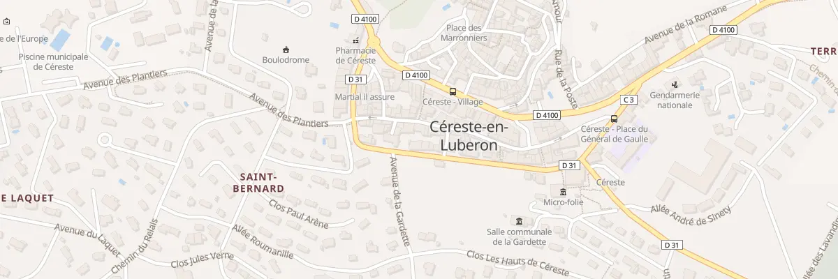 Plan du 5549 Le Village à Céreste-en-Luberon