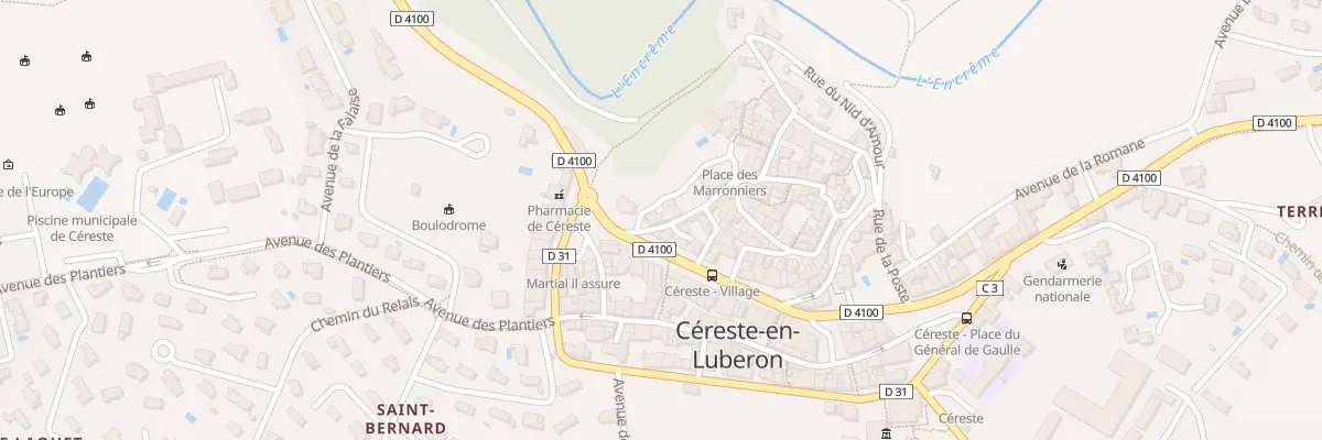 Plan du 5386 Le Village à Céreste-en-Luberon