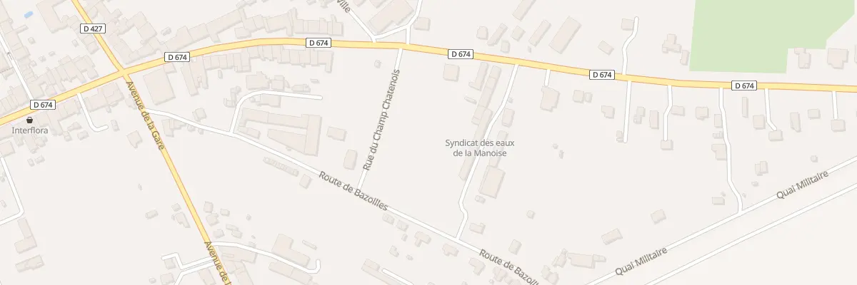 Plan du 2 Rte de Neufchâteau à Liffol-le-Grand