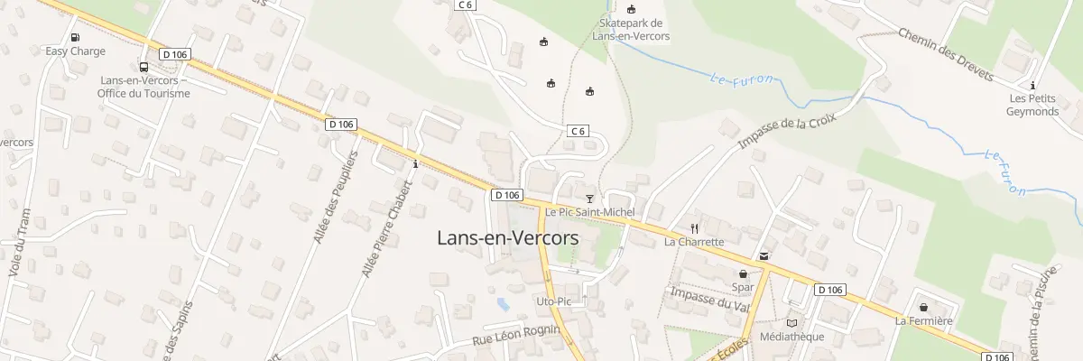 Plan du 12 Che des Fusillés à Lans-en-Vercors