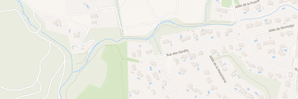 Plan du 20 Rue des Genêts à Châteauneuf-le-Rouge