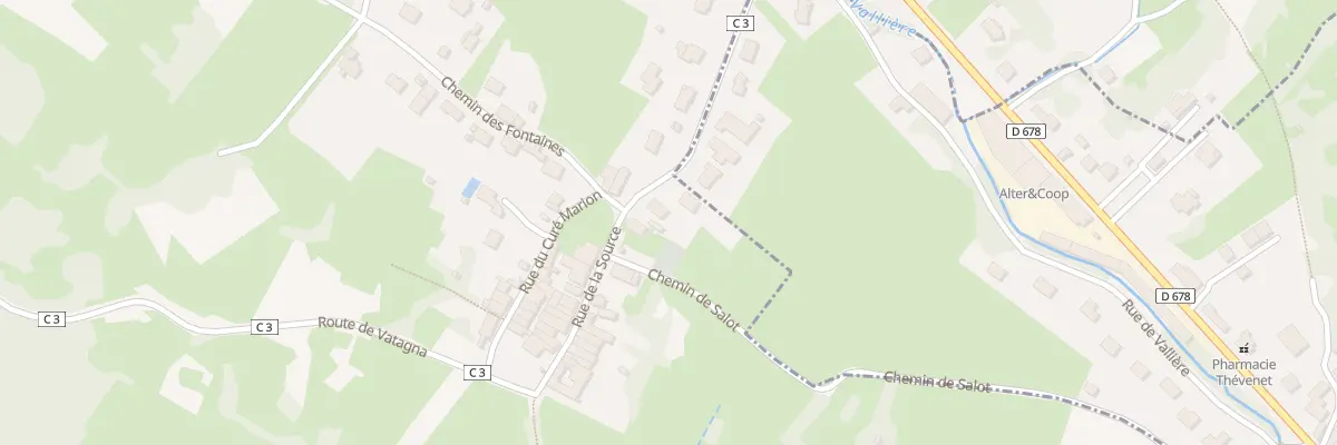 Plan du 3 Rue du Martinet à Montaigu