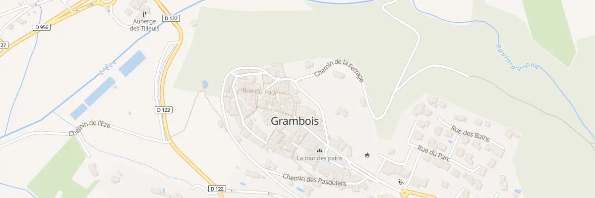 Plan du 5014 Le Village à Grambois