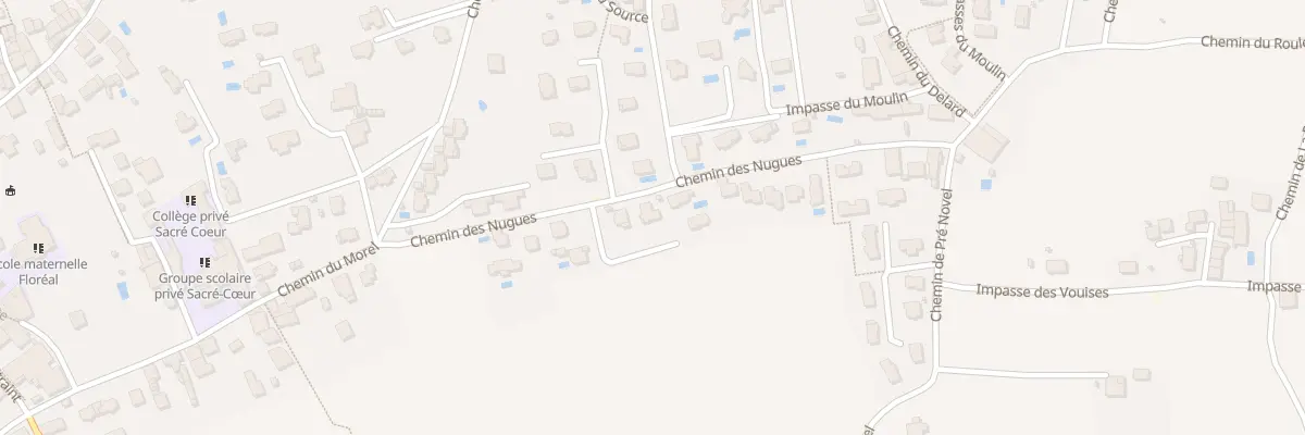 Plan du 168D Che des Nugues à Saint-Jean-de-Moirans