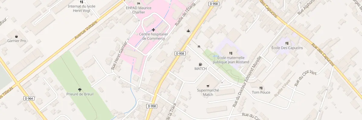 Plan du 37 Rue Raymond Poincare à Commercy