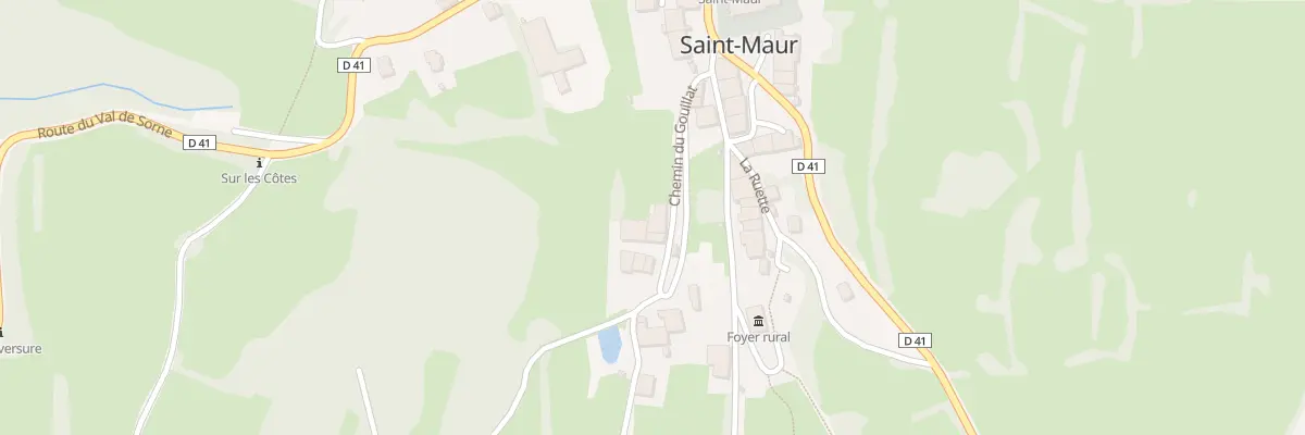 Plan du 1 Che du Gouillat à Saint-Maur