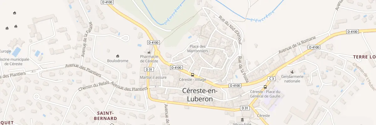 Plan du 5394 Le Village à Céreste-en-Luberon