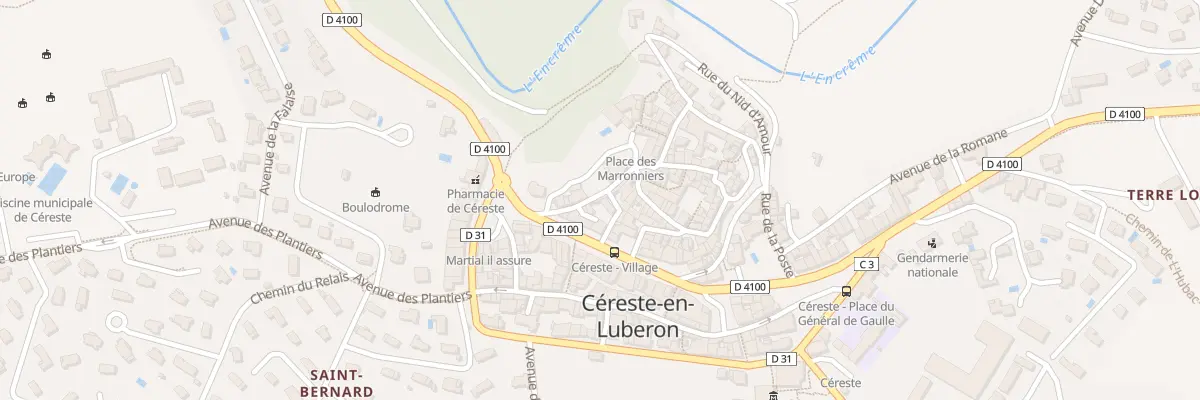 Plan du 5395 Le Village à Céreste-en-Luberon