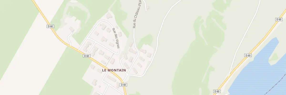 Plan du 14 Rue du Château d’Eau à Thoirette-Coisia