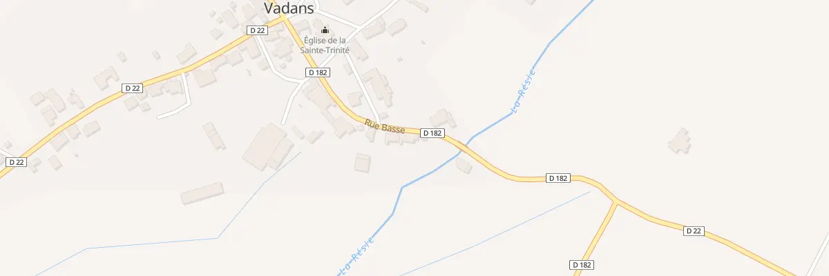 Plan du 5013F Rte de Valay à Vadans
