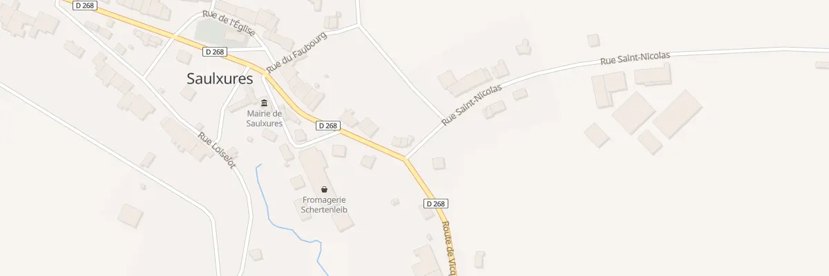 Plan du 17 Rue Saint Nicolas à Saulxures