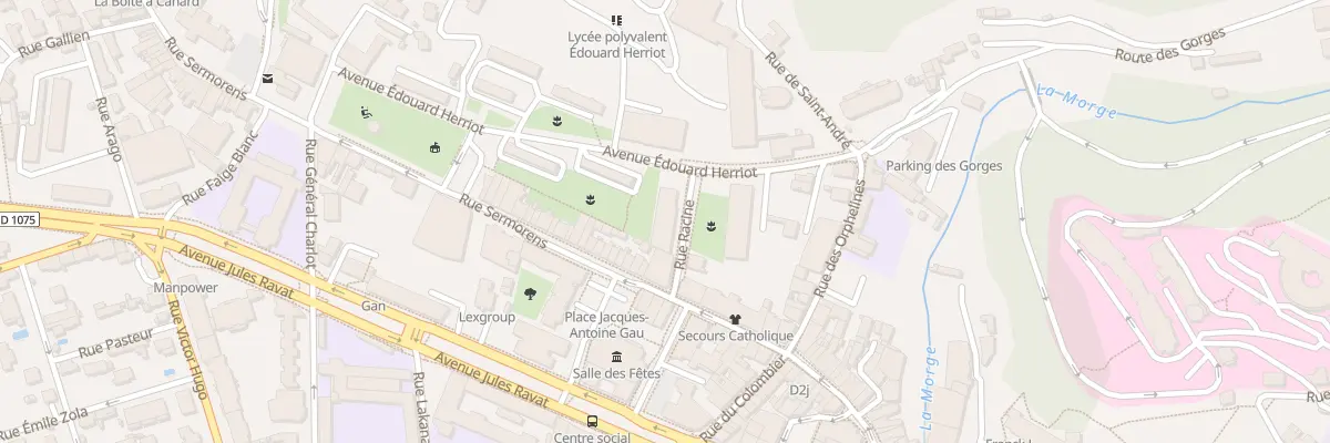 Plan du 5 Rue Racine à Voiron