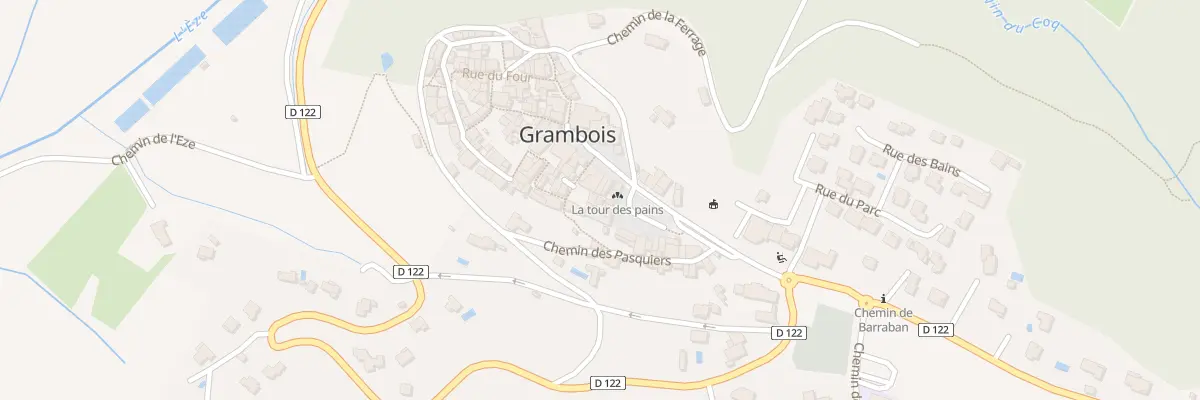 Plan du 5372F Rue du Portail Neuf à Grambois