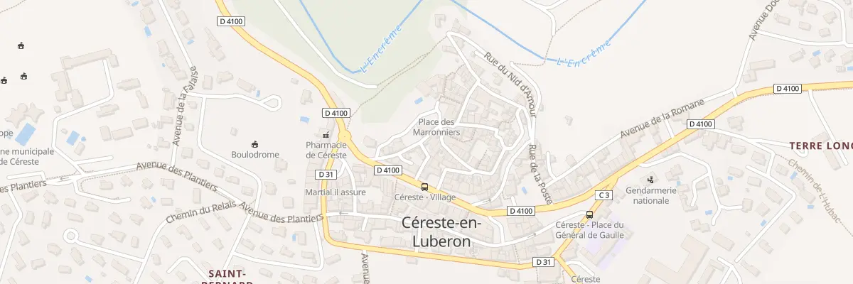 Plan du 5396 Gr Grand Rue à Céreste-en-Luberon
