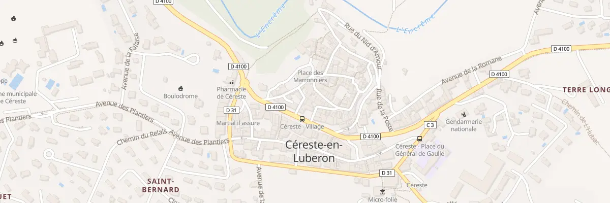 Plan du 5393 Le Village à Céreste-en-Luberon