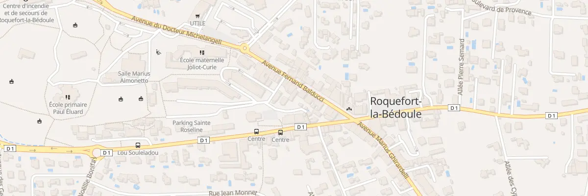 Plan du 18 Av Fernand Balducci à Roquefort-la-Bédoule