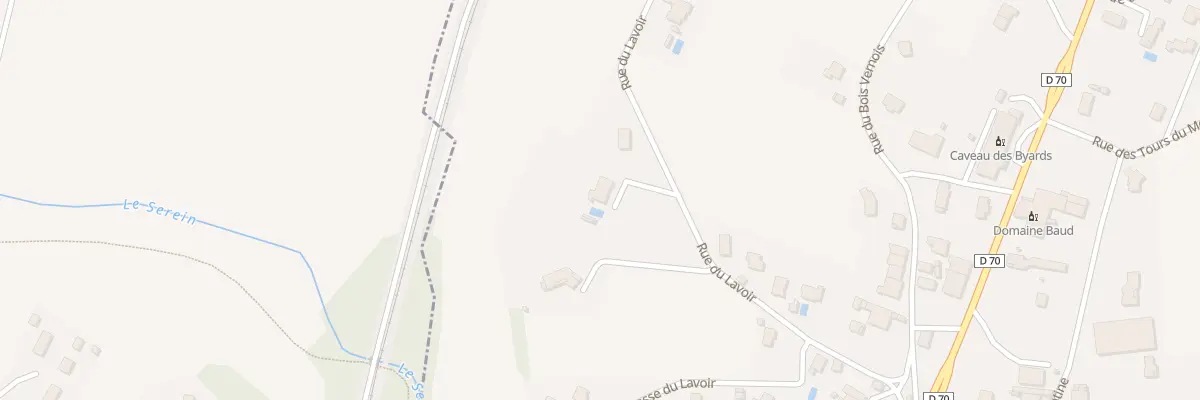 Plan du 287 Rue du Lavoir au Vernois