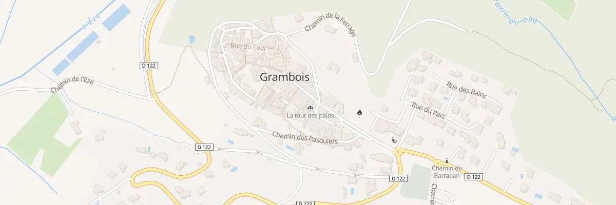 Plan du 5186 Le Village à Grambois