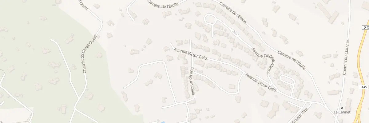 Plan du 4 Rue Roumanille à Roquevaire