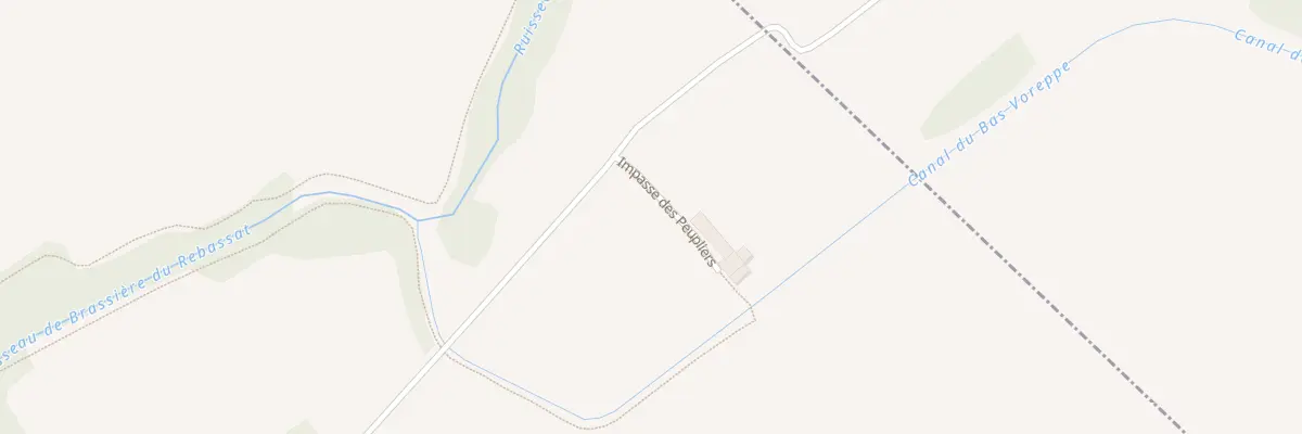 Plan du 5884B Imp des Peupliers à Moirans