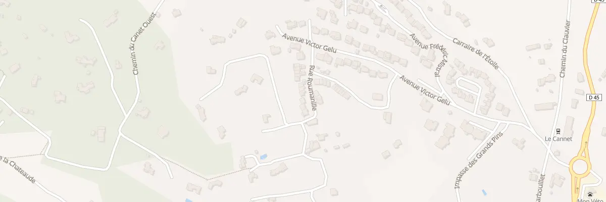 Plan du 22 Rue Roumanille à Roquevaire