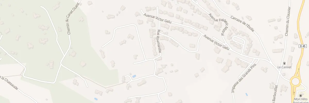 Plan du 24 Rue Roumanille à Roquevaire