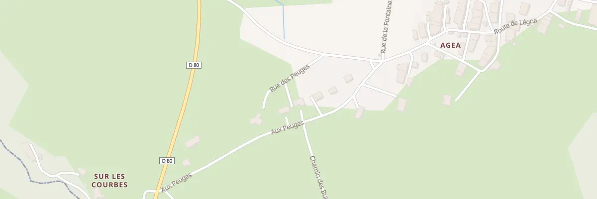 Plan du 11 Aux Peuges à Valzin en Petite Montagne