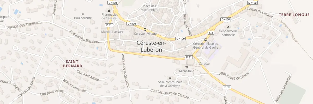 Plan du 5534 Bd Jean Jaures à Céreste-en-Luberon