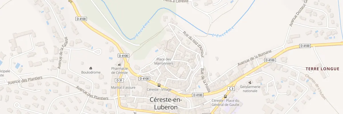 Plan du 5382 Le Village à Céreste-en-Luberon