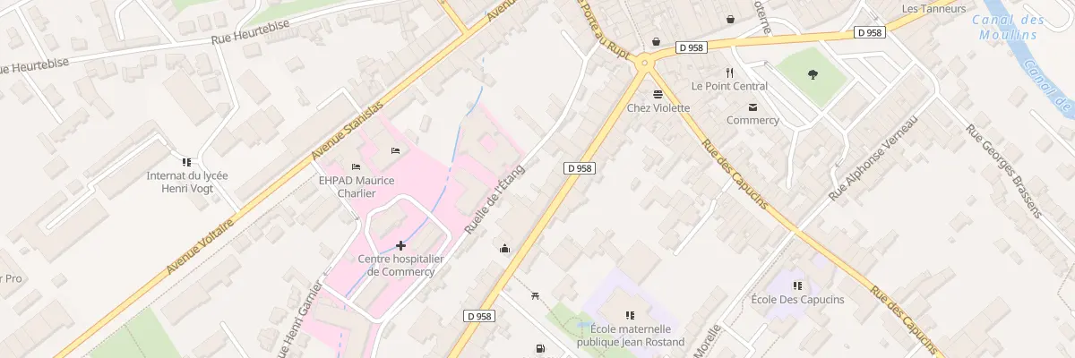 Plan du 26 Rue Raymond Poincare à Commercy