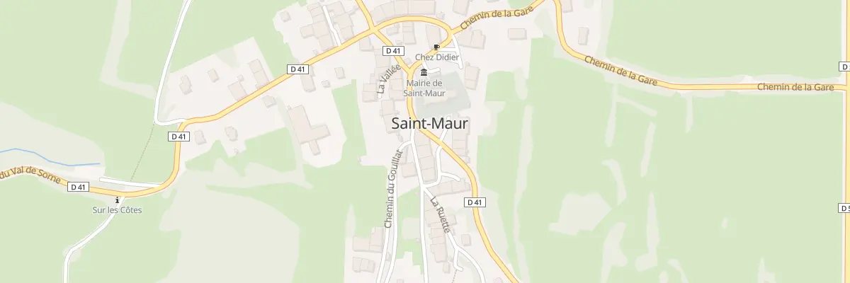 Plan du 2 Rte du Mont Blanc à Saint-Maur