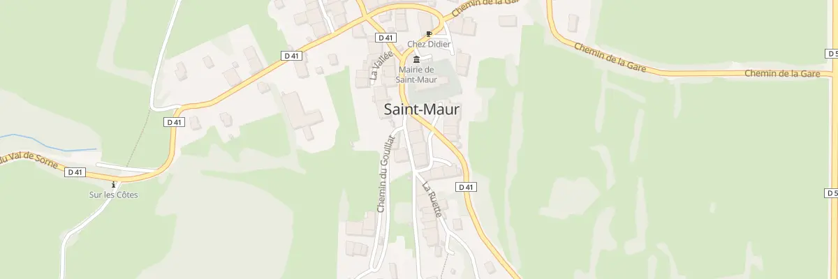Plan du 1 La Traverse à Saint-Maur