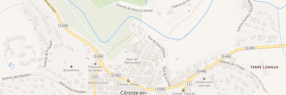 Plan du 5373 Le Village à Céreste-en-Luberon