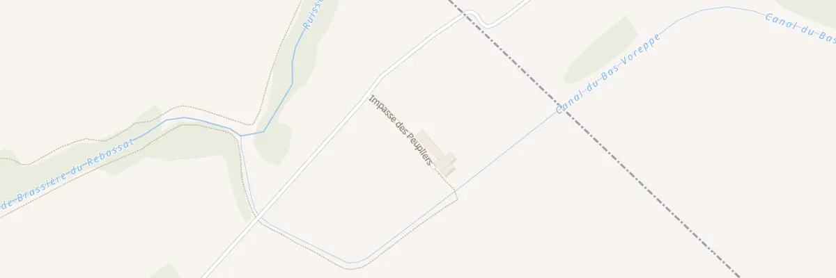 Plan du 5884 Imp des Peupliers à Moirans