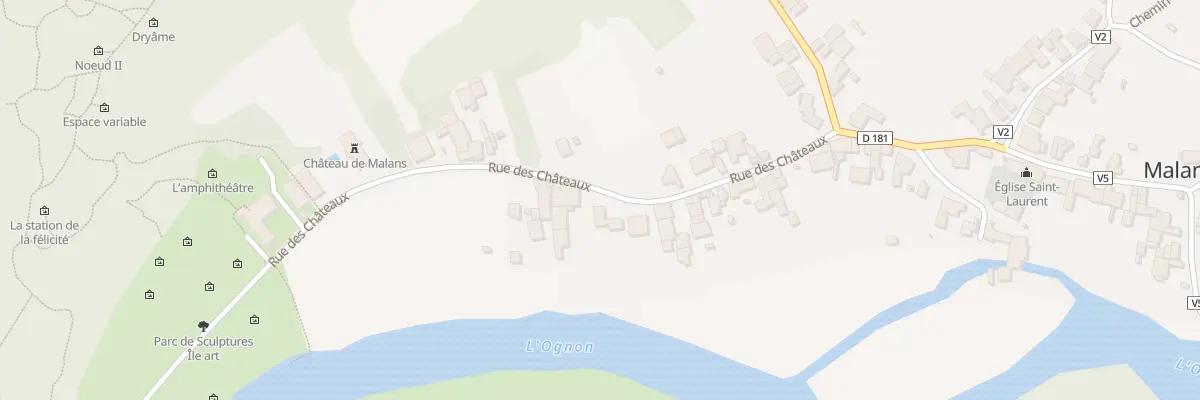 Plan du 19 Rue des Chateaux à Malans