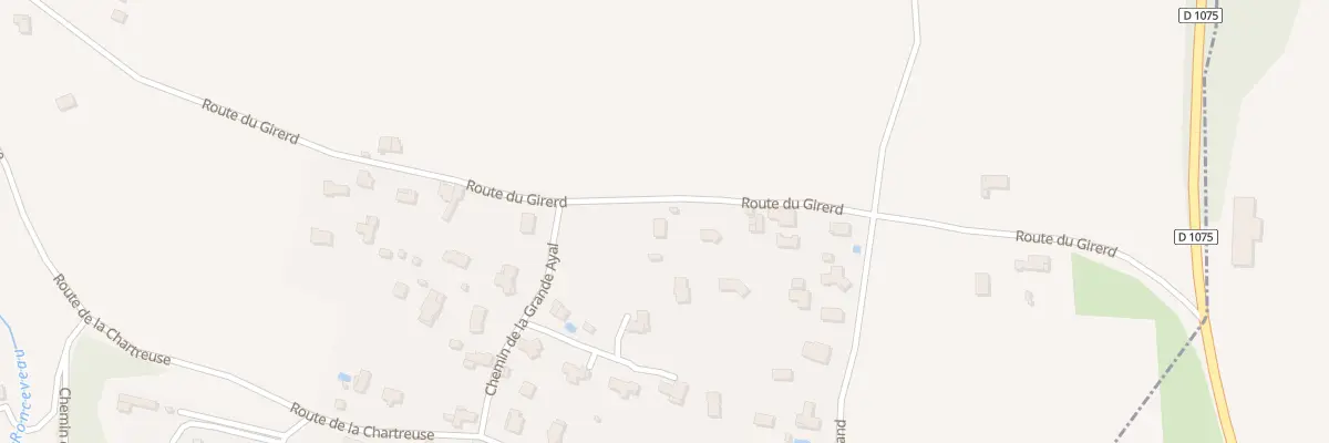 Plan du 550 Rte du Girerd à Charancieu
