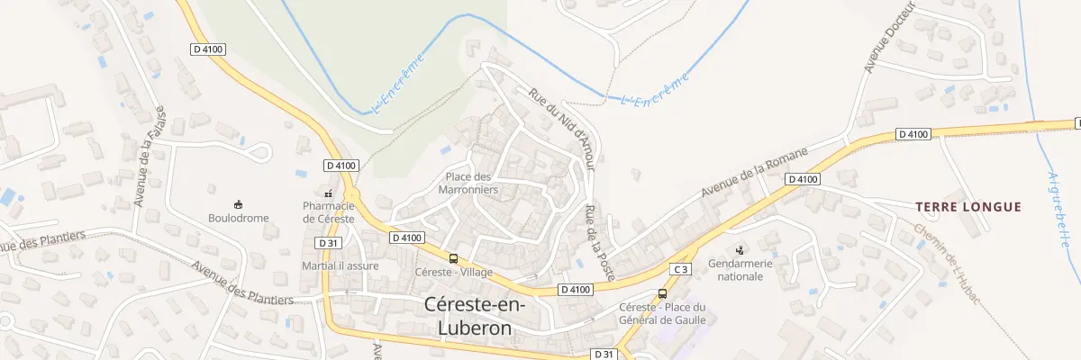 Plan du 5446 Le Village à Céreste-en-Luberon