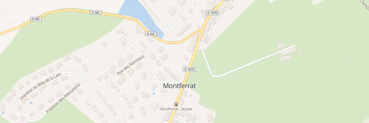 Plan du 27 Rte des Grands Roseaux à Montferrat