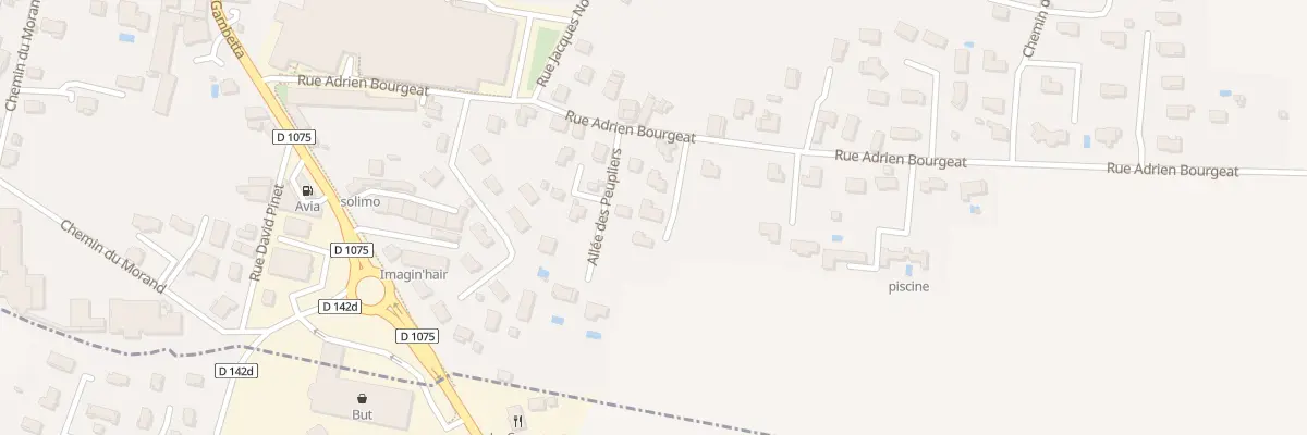 Plan du 332 Rue Adrien Bourgeat aux Abrets en Dauphiné