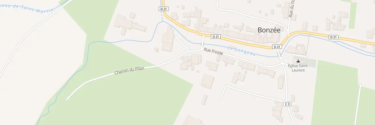 Plan du 10 Rue Froide à Bonzée
