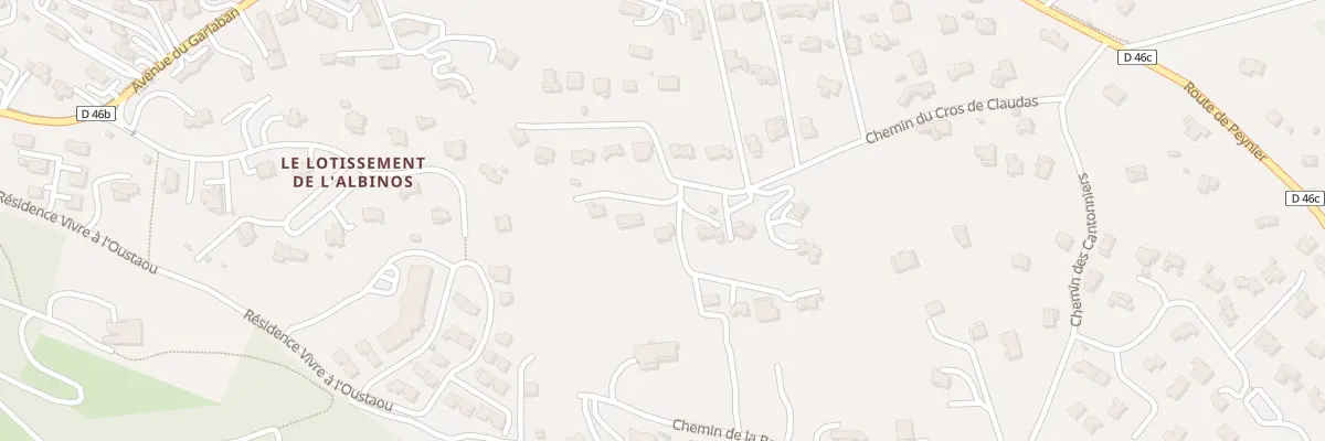 Plan du 9010 Cros de Claudas à Belcodène